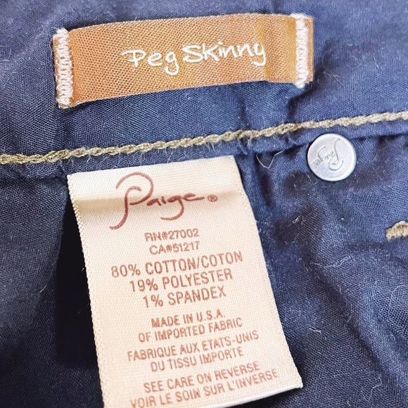 Paige Denim Peg Skinny Jeans - Picture 4 of 15